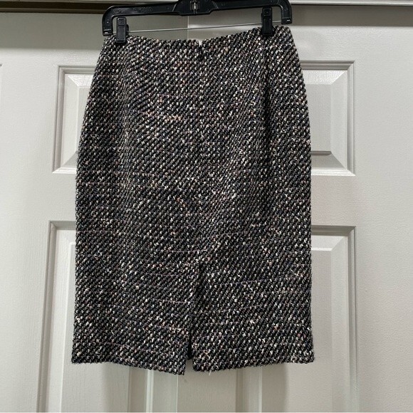 Talbots Tweed Multicolor Pencil Skirt Size 2 - Picture 2 of 15
